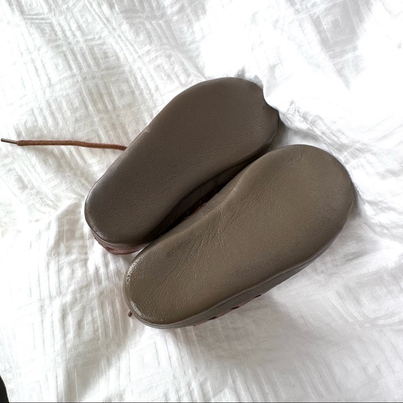 Bottega Veneta Intrecciato baby shoes brown 6-12mos - Picture 8 of 8